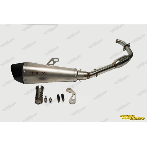 Pô PR2 Drago Full System MT15 / XSR 155 / R15 V3 / V-ixon R150 (chính hãng) Pô PR2 Drago Full System MT15 / XSR 155 / R15 V3 / V-ixon R150 (chính hãng)